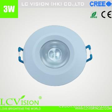 LED lighting / 3W CREE LED Down light / Dimming / Fixed / 140 lm